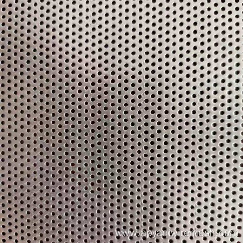 aluminium round hole steel perforated metal mesh